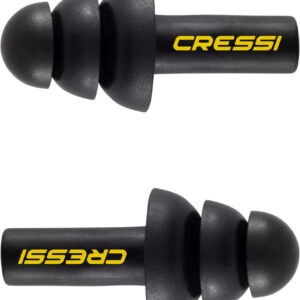 Cressi AQUA KIT EAR PLUGS + NOSE CLIP BLACK