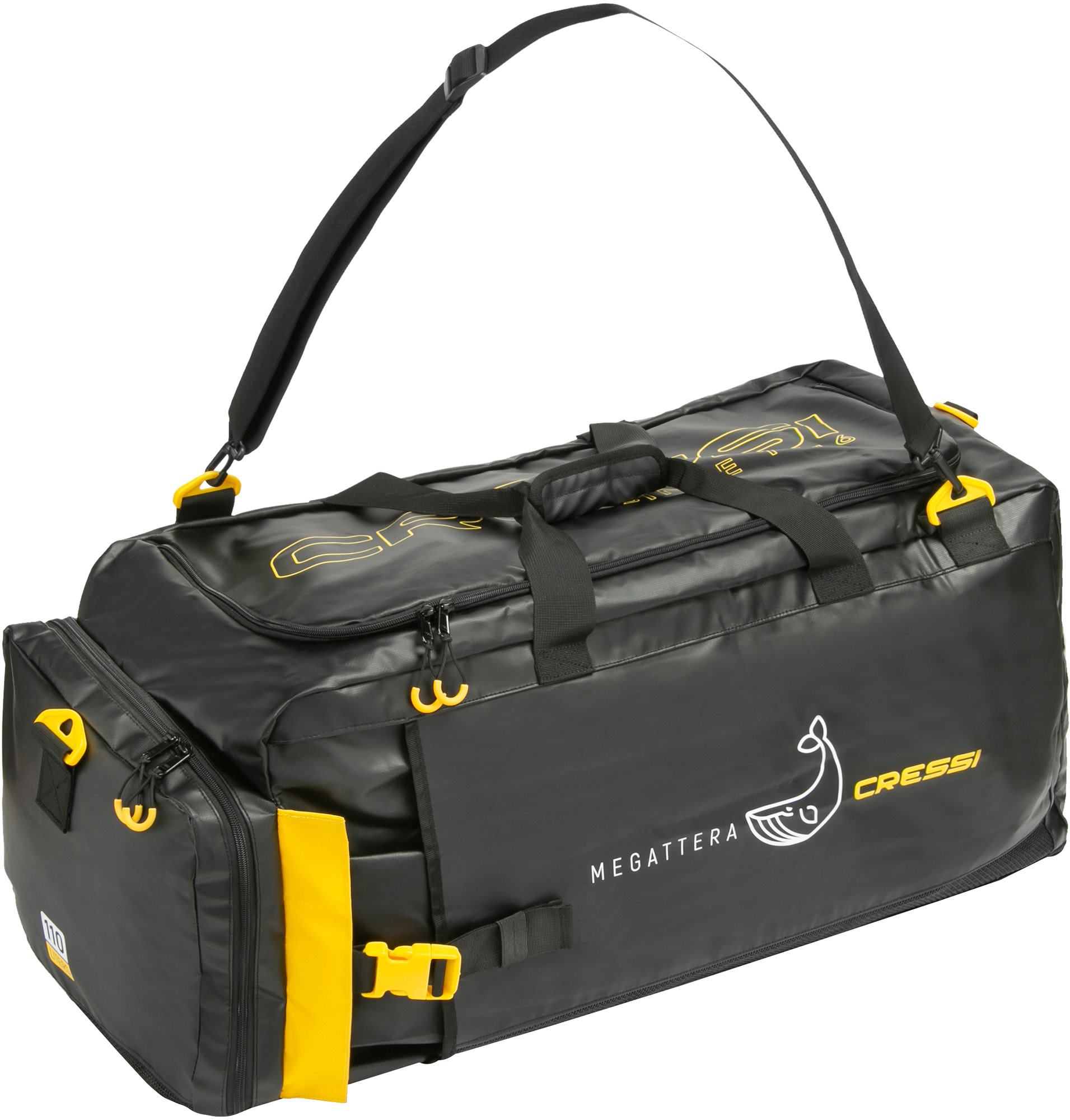 Cressi MEGATTERA BAG BLACK/YELLOW - Image 3