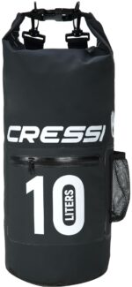 Cressi DRY BAG BLACK WITH ZIP 10 lt
