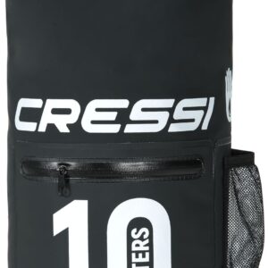 Cressi DRY BAG BLACK WITH ZIP 10 lt