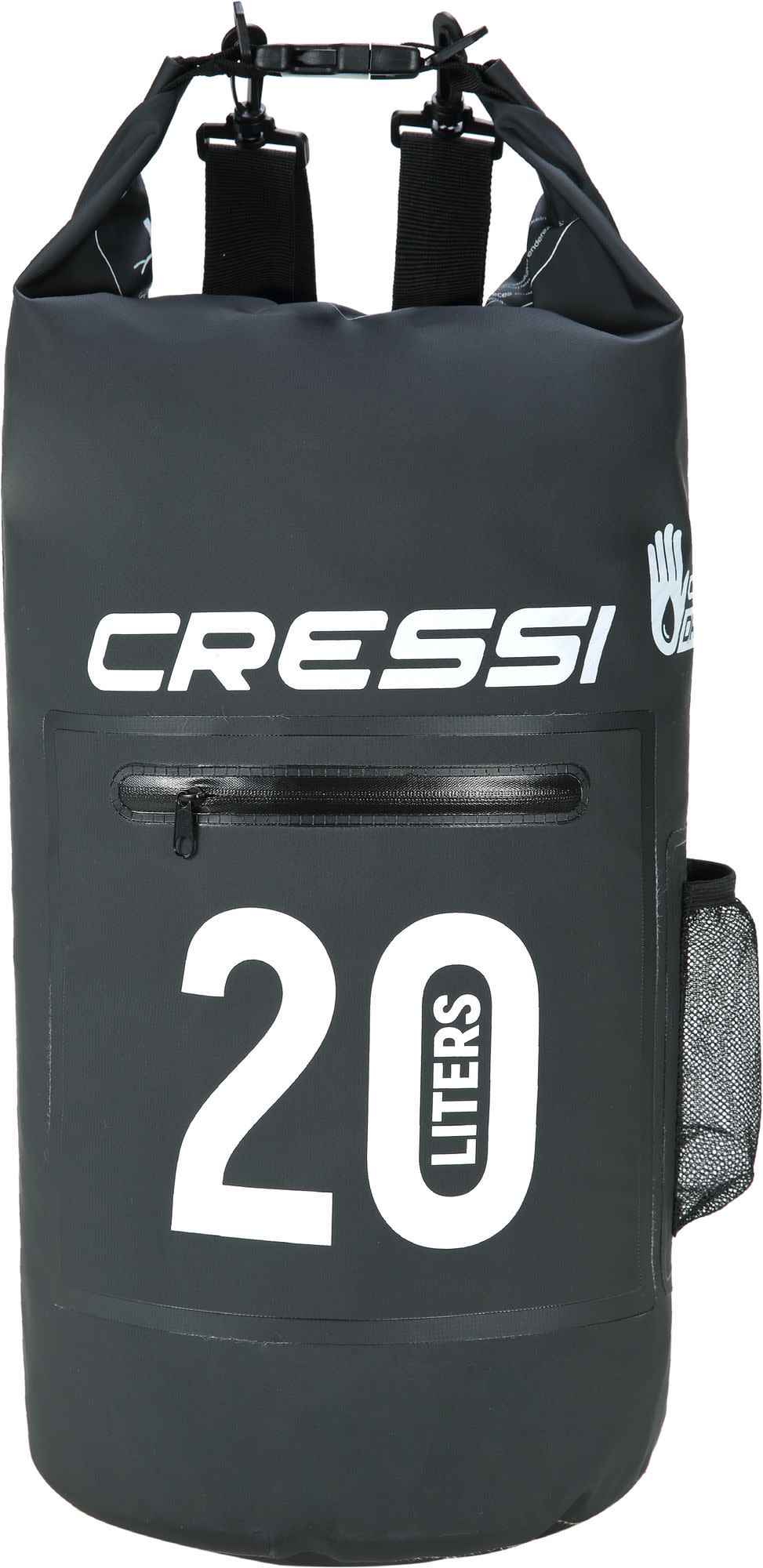 Cressi DRY BAG BLACK WITH ZIP 20 lt - Image 2