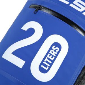 Cressi DRY BAG BLUE WITH ZIP 20 lt