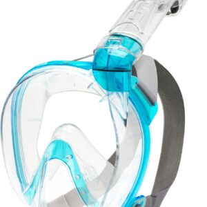 Cressi BARON FULL FACE MASK CLEAR/AQUAMARINE M/L