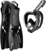 Cressi BARON + TONGA COMBO BLACK/BLACK/BLACK L/XL