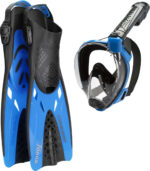 Cressi BARON + TONGA COMBO BLACK/BLUE S/M