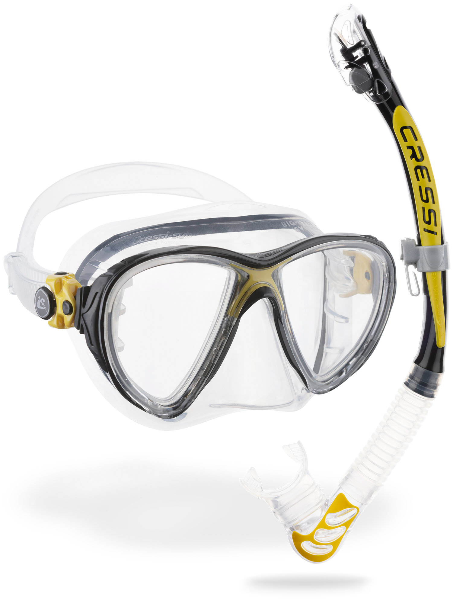Cressi BIG EYES EVOLUTION+ALPHA UD COMBO YELLOW - Image 2