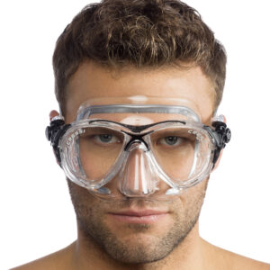 Cressi BIG EYES EVOLUTION MASK SIL CLEAR/RAME RED