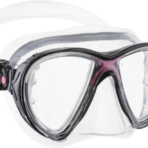 Cressi BIG EYES EVOLUTION MASK SIL CLEAR/FRAME PINK