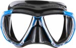 Cressi BIG EYES MASK SIL BLACK/FRAME BLUE