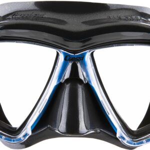 Cressi BIG EYES MASK SIL BLACK/FRAME BLUE