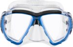 Cressi BIG EYES MASK SIL CLEAR/FRAME AZURE