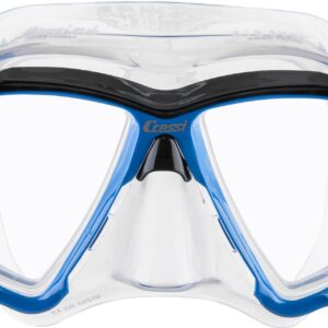 Cressi BIG EYES MASK SIL CLEAR/FRAME AZURE