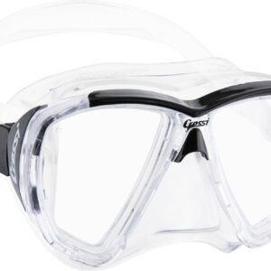 Cressi BIG EYES MASK SIL CLEAR/FRAME BLACK