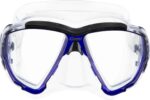 Cressi BIG EYES MASK SIL CLEAR/FRAME BLUE INK