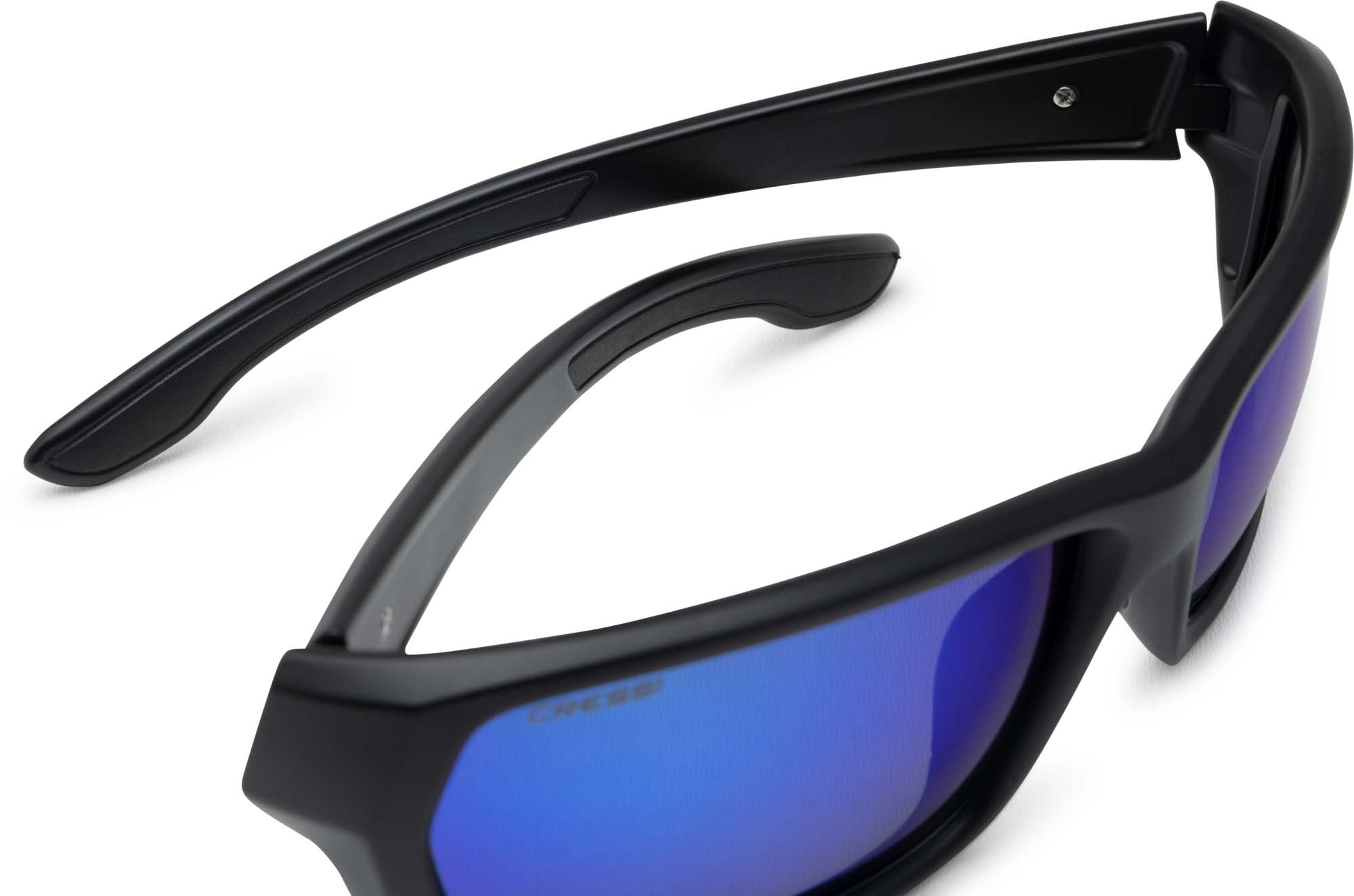 Cressi BILL SUNGLASSES W/LACE BLACK/MIRRORED LENS BLUE - Image 3