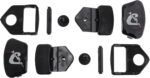Cressi BUCKLE FOCUS MASK BLACK (2pcs)