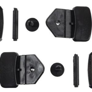 Cressi BUCKLE FOCUS MASK BLACK (2pcs)