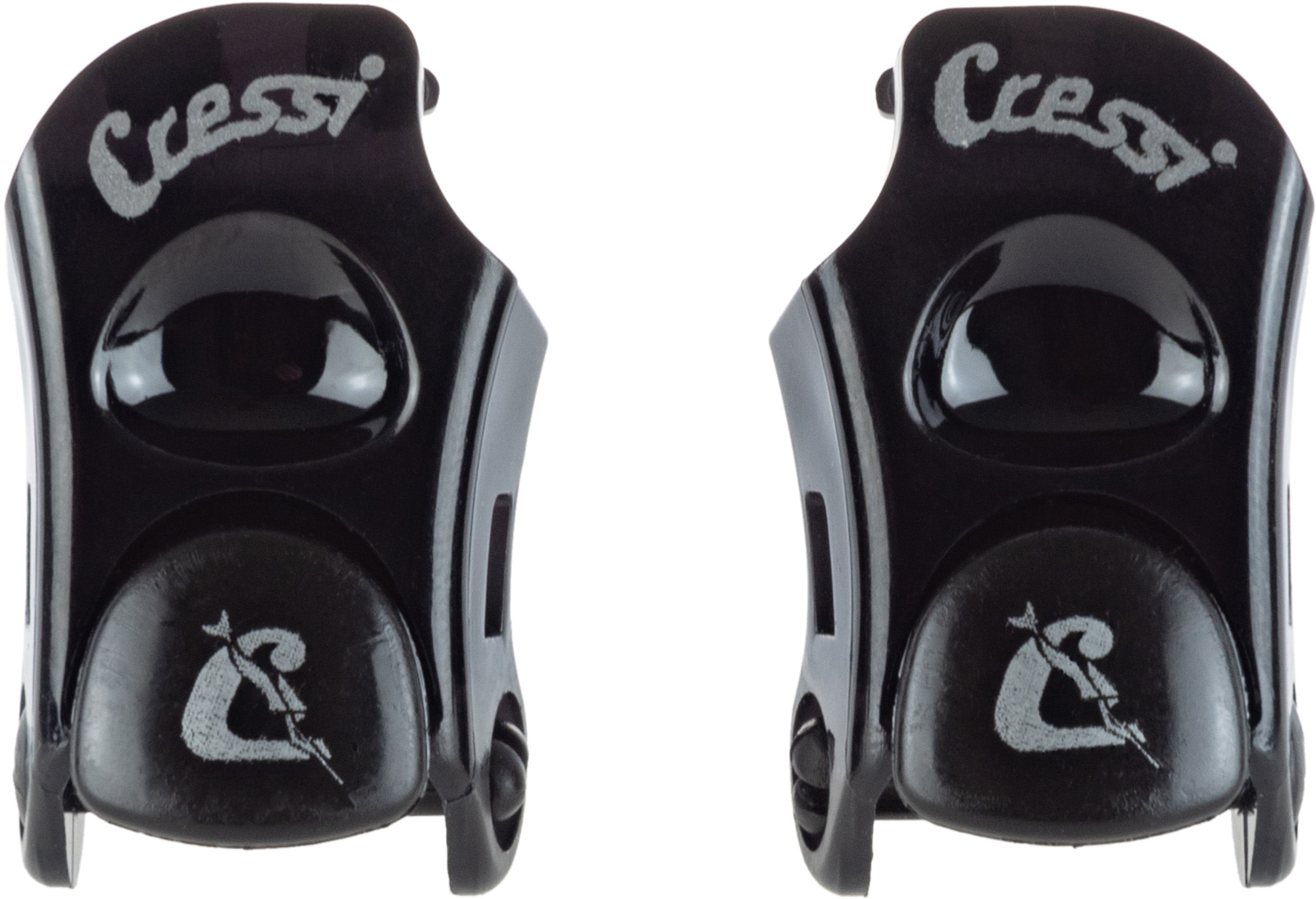 Cressi BUCKLES FOR SWIM GOGGLES BLACK  (2pcs)