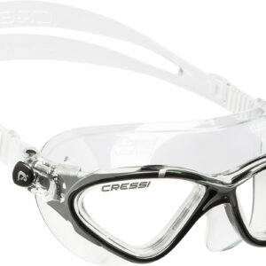 Cressi PLANET GOGGLES SIL CLEAR/FRAME BLACK SILVER