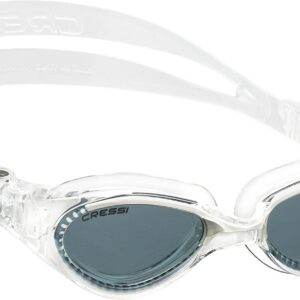 Cressi FLASH LADY GOGGLES CLEAR/FRAME CLEAR WHITE SMOKED LENS