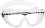 Cressi SKYLIGHT GOGGLES SIL CLEAR/FRAME WHITE BLACK