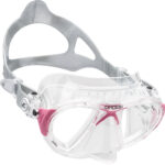 Cressi NANO MASK SIL CRYSTAL/FRAME PINK