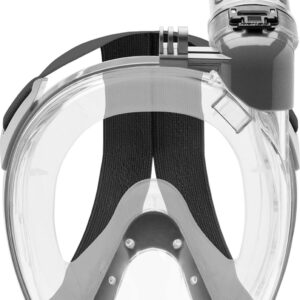 Cressi DUKE ACTION FULL FACE MASK CLEAR/SILVER S/M