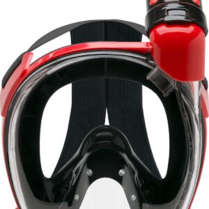 Cressi DUKE DRY FULL FACE MASK BLACK/RED S/M
