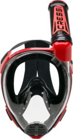 Cressi DUKE DRY FULL FACE MASK BLACK/RED M/L
