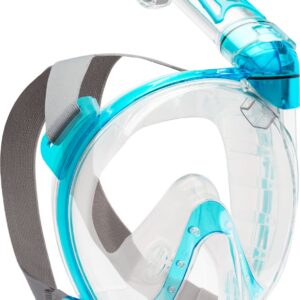 Cressi DUKE DRY FULL FACE MASK CLEAR/AQUAMARINE M/L