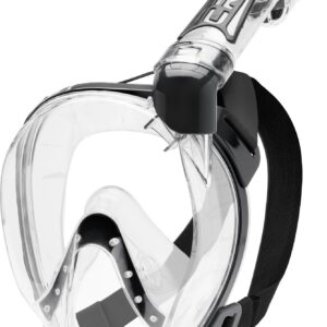 Cressi DUKE DRY FULL FACE MASK CLEAR/BLACK M/L