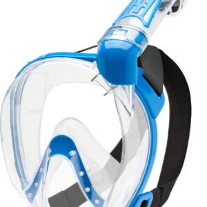 Cressi DUKE DRY FULL FACE MASK CLEAR/BLUE M/L