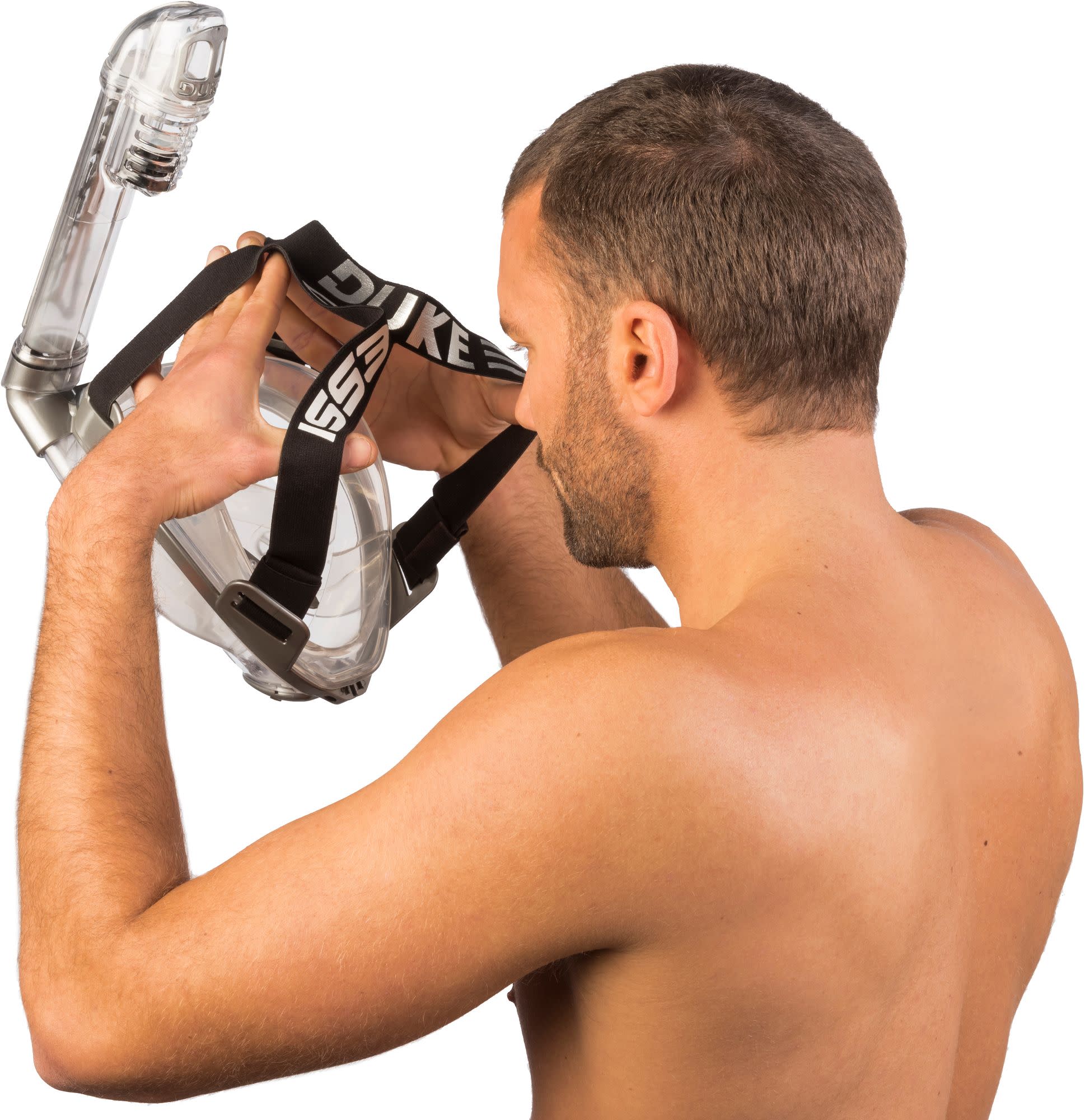 Cressi DUKE DRY FULL FACE MASK CLEAR/SILVER S/M - Image 8