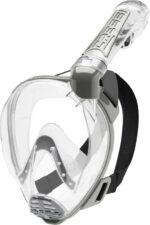 Cressi DUKE DRY FULL FACE MASK CLEAR/SILVER M/L