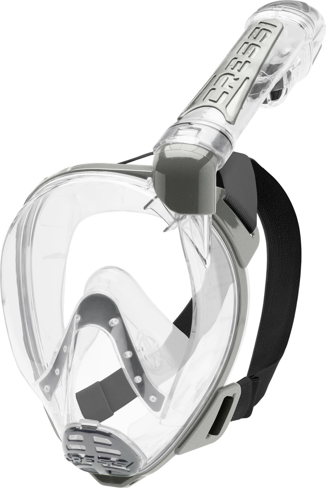 Cressi DUKE DRY FULL FACE MASK CLEAR/SILVER S/M