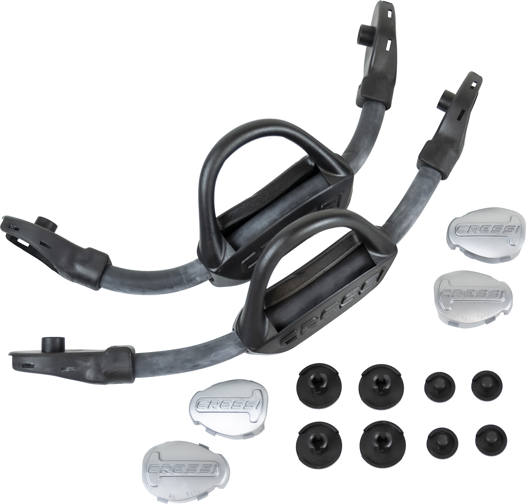 Cressi EBS STRAPS REACTION/FROG PLUS SHORT FIT (2pcs)