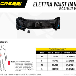 Cressi CUMMERBAND TYPE D L - ELETTRA