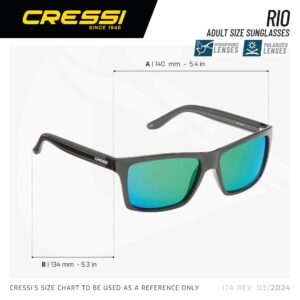 Cressi RIO SUNGLASSES BLACK/YELLOW LENS