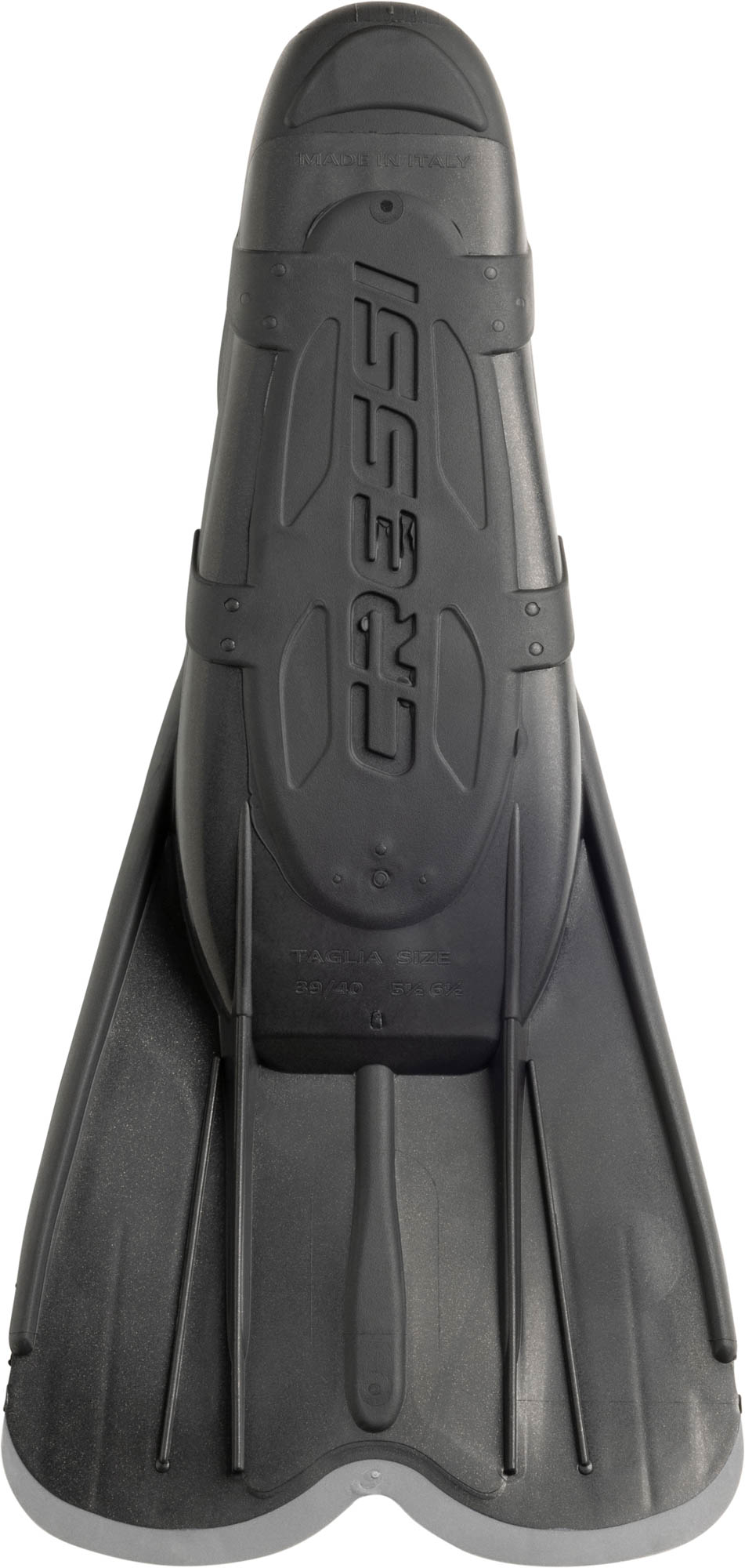 Cressi AGUA SHORT FINS BLACK/SILVER 43/44 (8,5/9,5) - Image 3