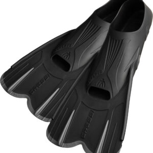 Cressi AGUA SHORT FINS BLACK/SILVER 35/36 (2.5/3.5)