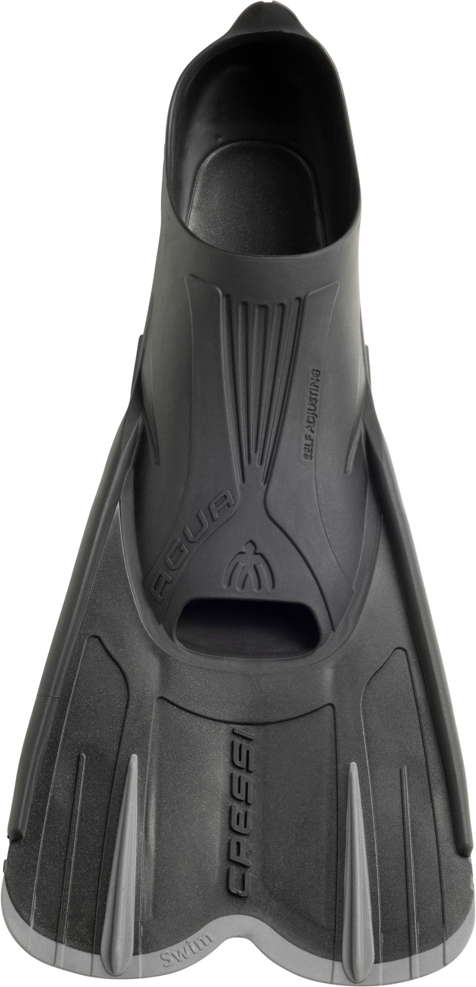 Cressi AGUA SHORT FINS BLACK/SILVER 43/44 (8,5/9,5) - Image 2