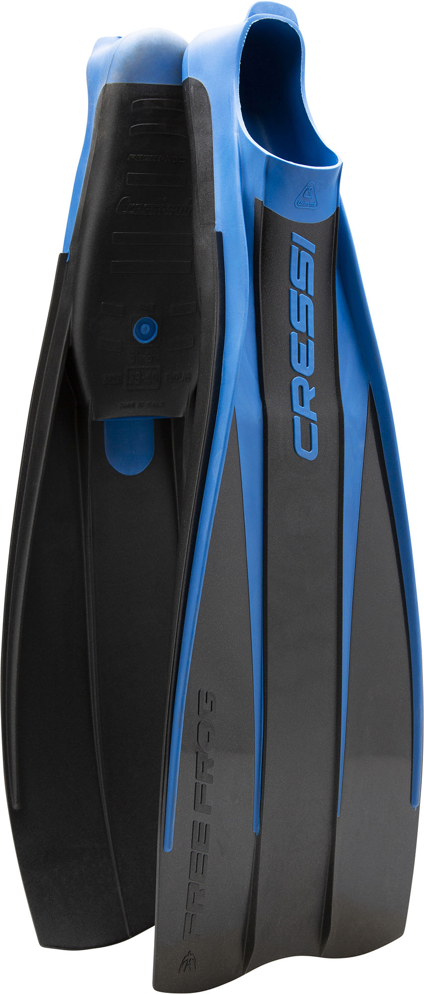 Cressi FREEFROG FINS BLUE 39/40 (5.5/6.5) - Image 2