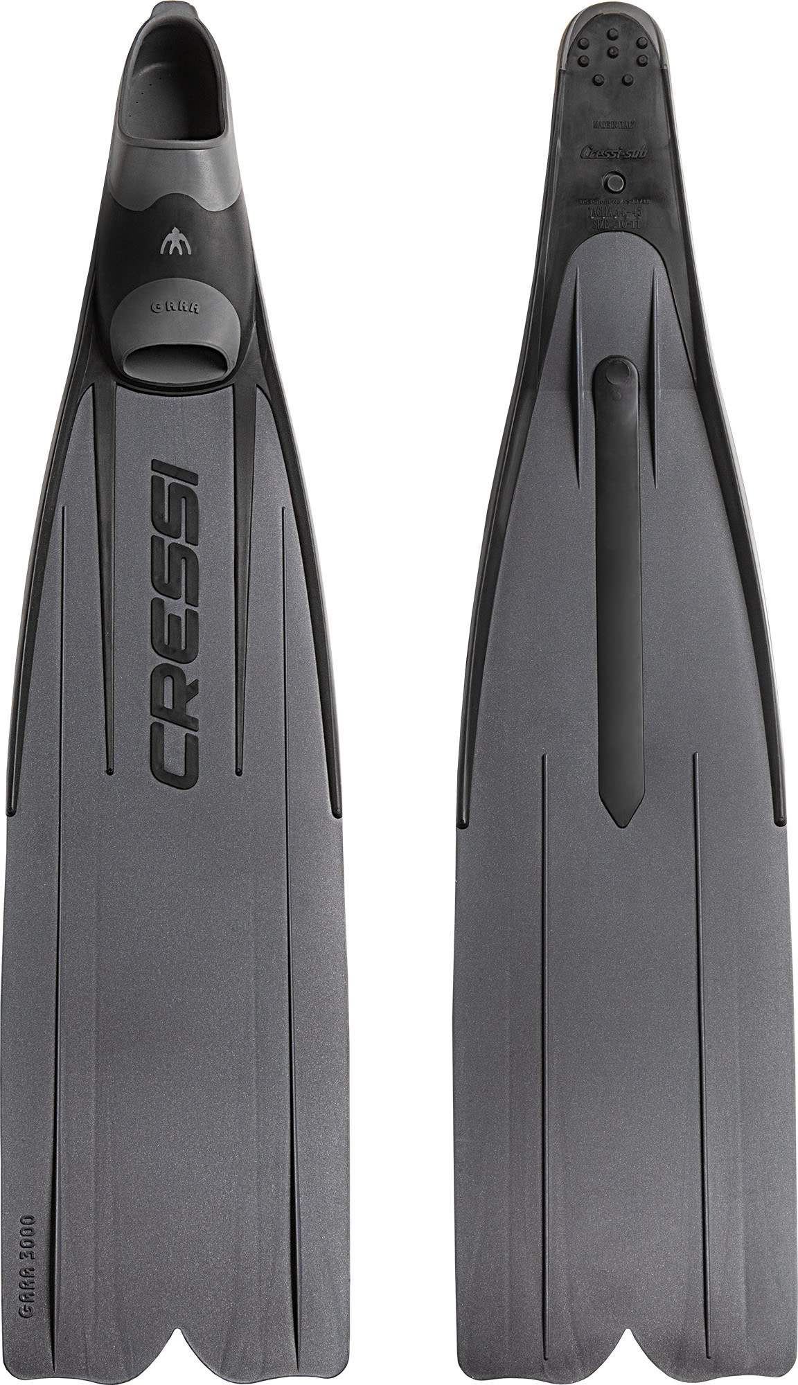 Cressi GARA 3000 LD FINS SILVER 42/43 (8/9) - Image 2