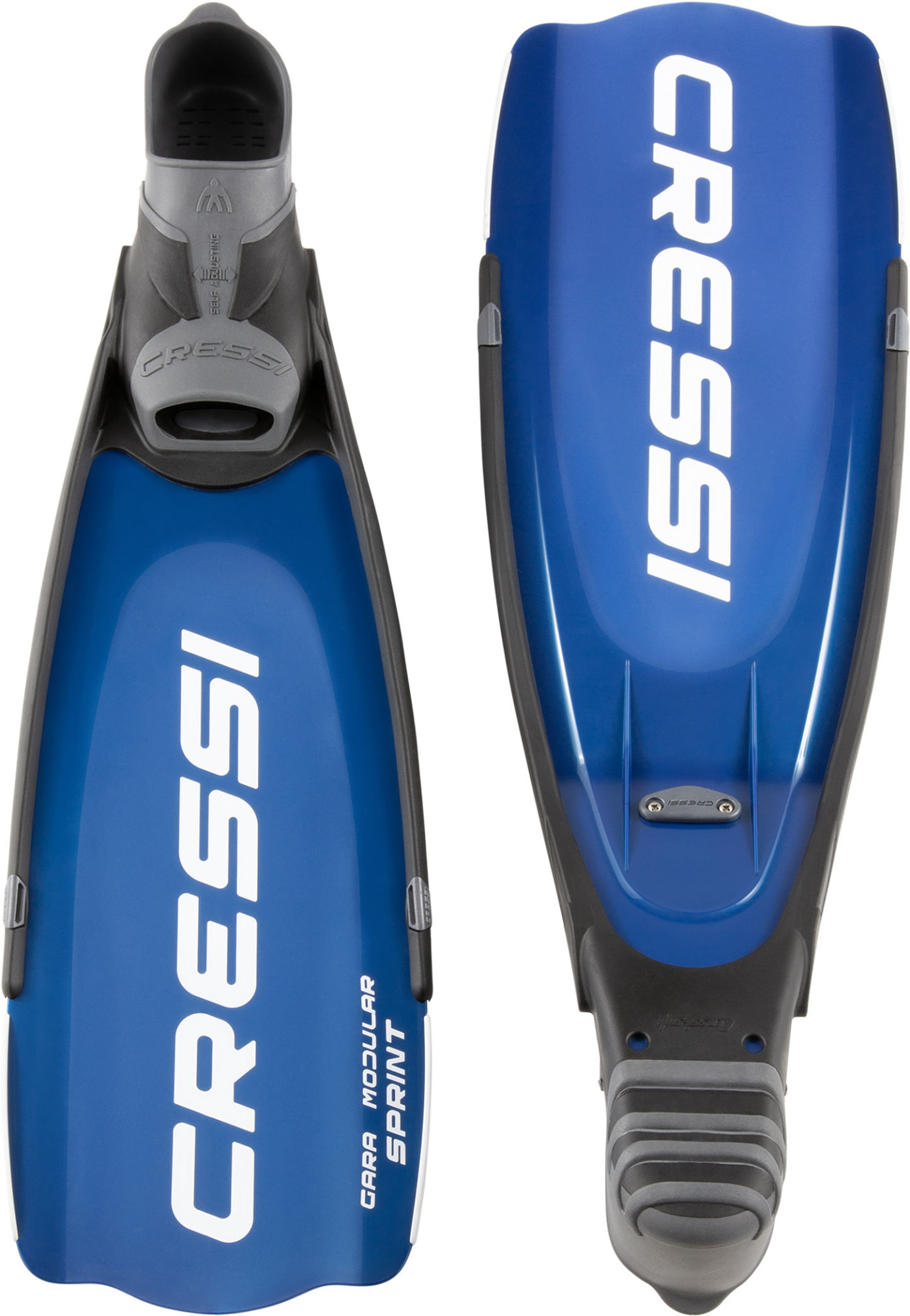 Cressi GARA MODULAR SPRINT FINS BLUE METAL 42/43
