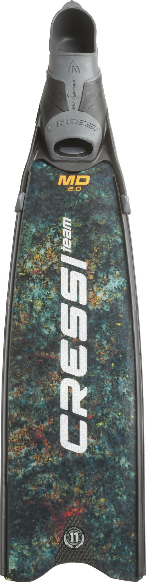 Cressi GARA TURBO CARBON FINS MD GREEN CAMOU 36/37 - Image 2