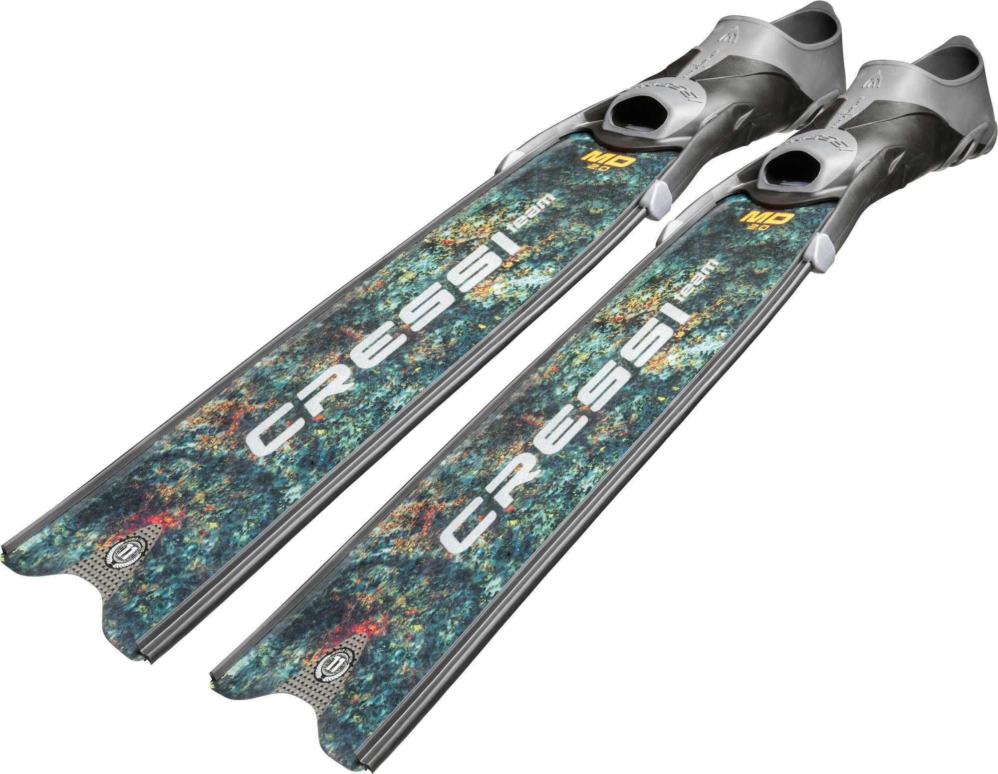 Cressi GARA TURBO CARBON FINS MD GREEN CAMOU 36/37 - Image 3
