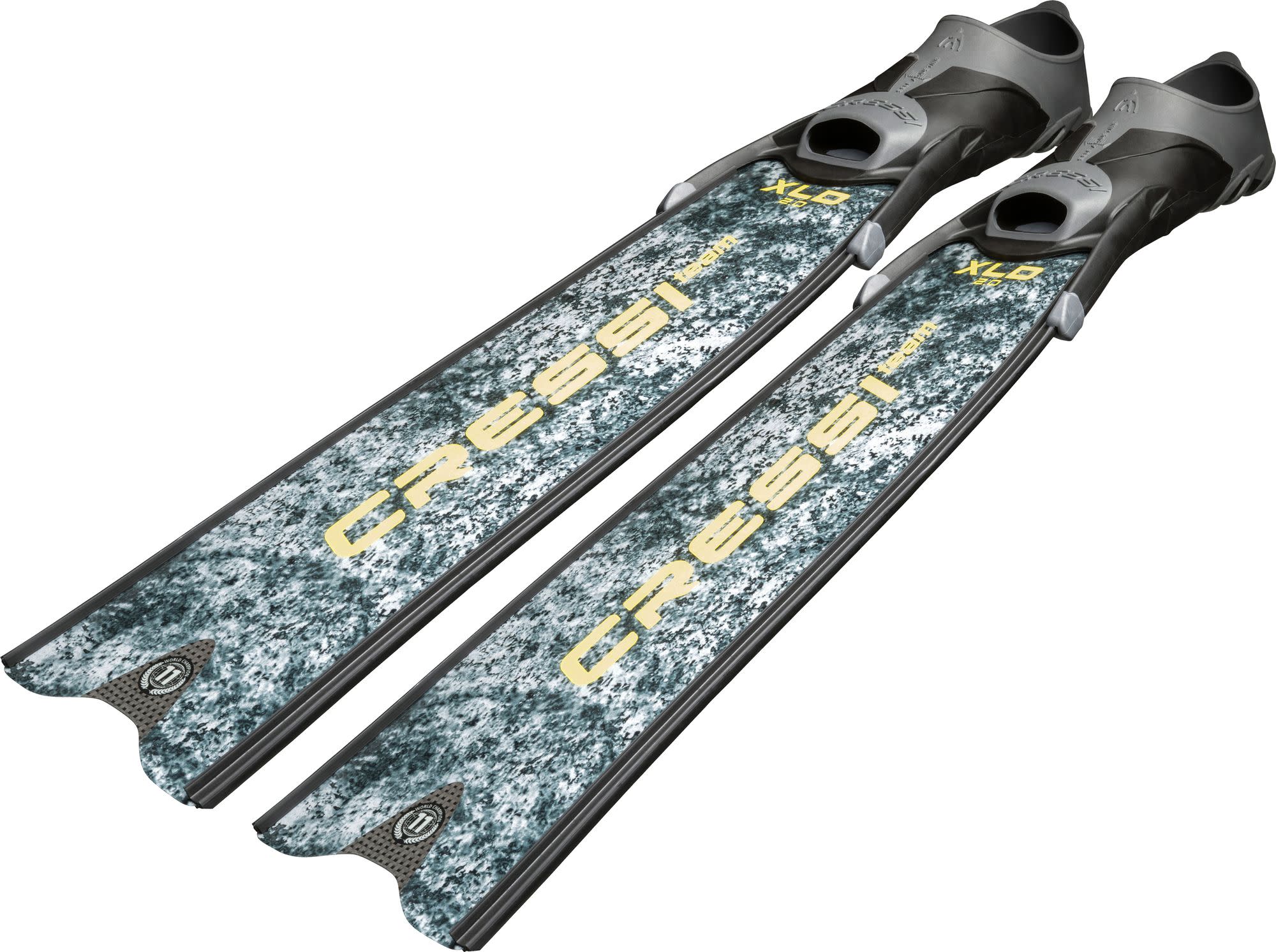 Cressi GARA TURBO CARBON FINS XLD GREY CAMOU 40/41 - Image 3