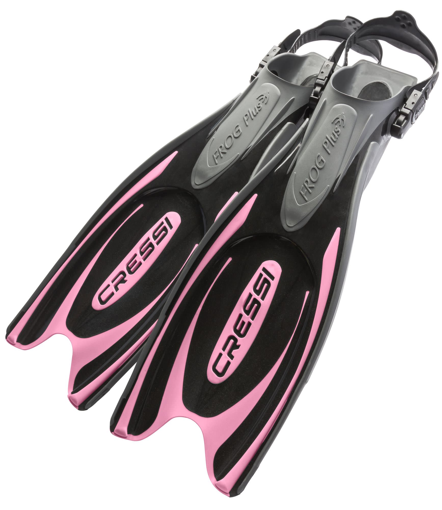 Cressi FROG PLUS FINS BLACK/PINK XS/S
