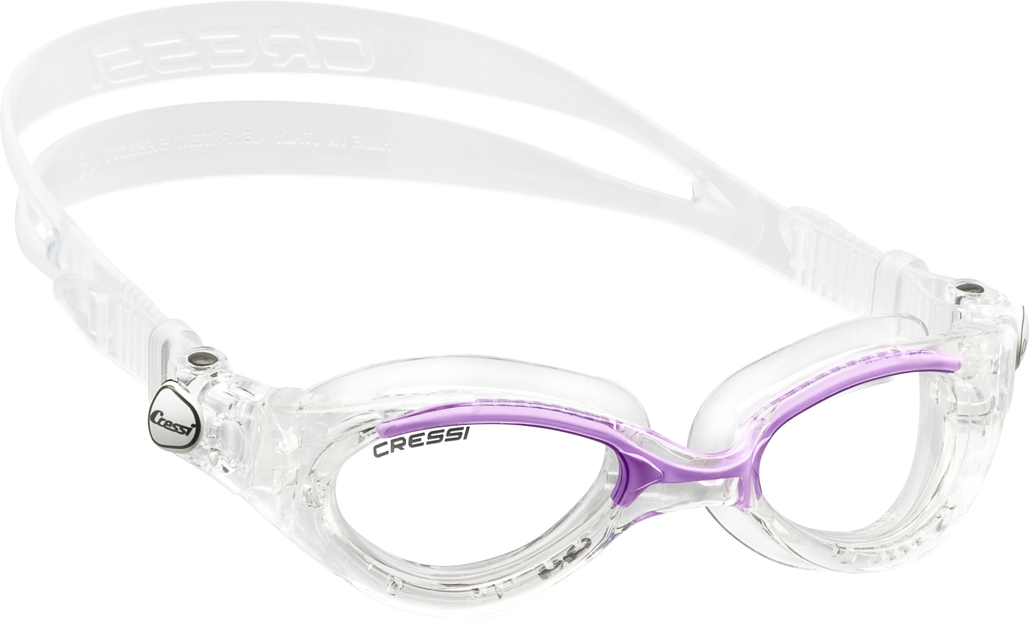 Cressi FLASH LADY GOGGLES CLEAR/FRAME CLEAR LILAC - Image 2