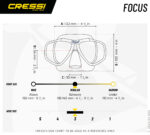 Cressi FOCUS MASK SIL CLEAR/FRAME PINK